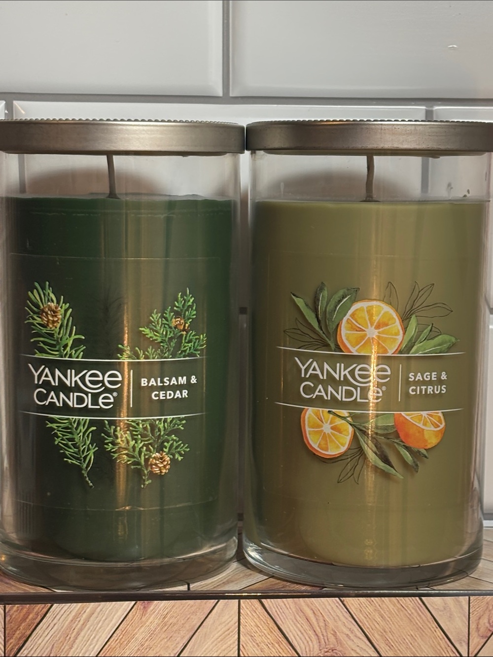 Yankee Candle 🍃GREENS Medium Duo!